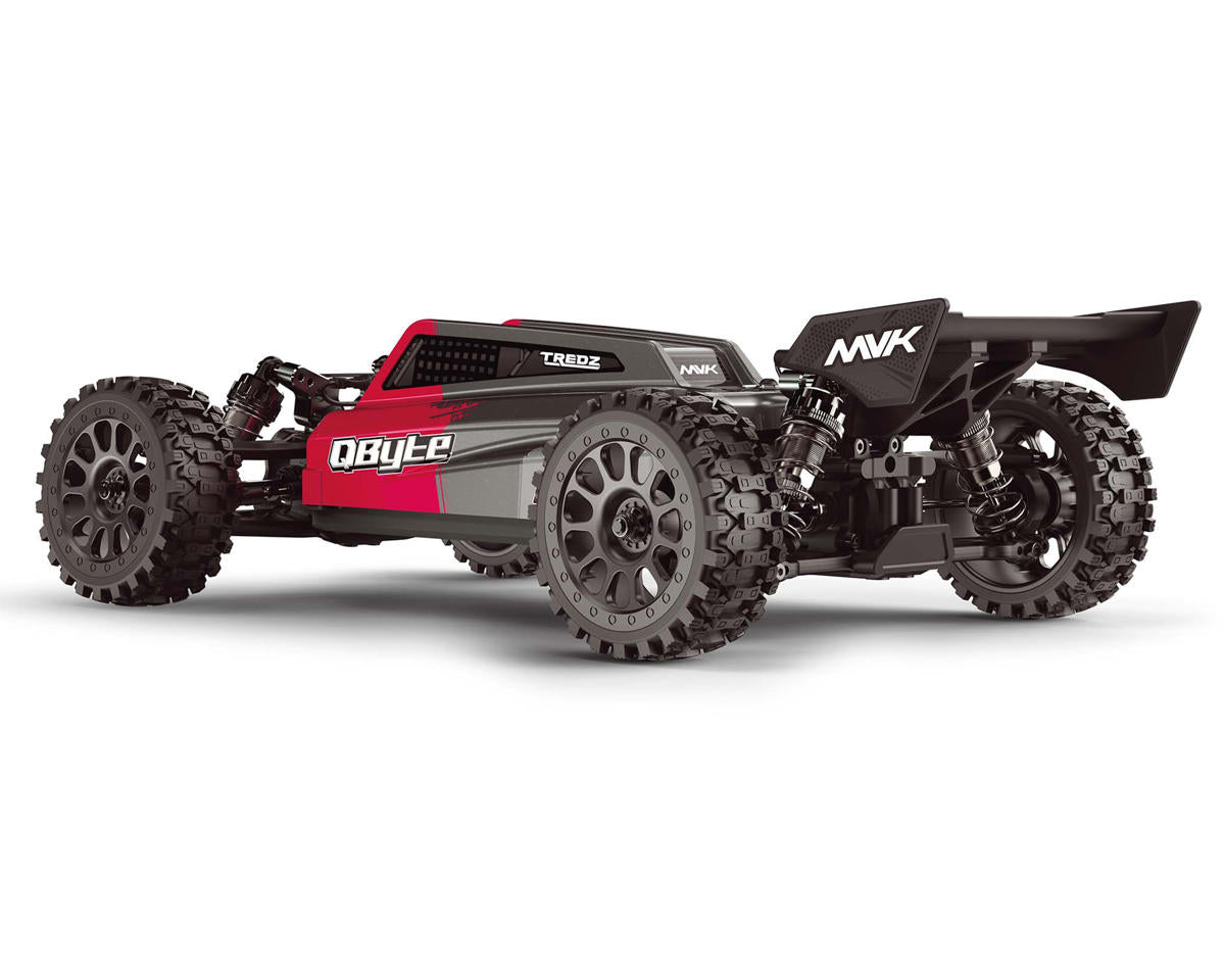 QByte XB Flux 1/12 4WD Off-Road Buggy RTR Combo, Red