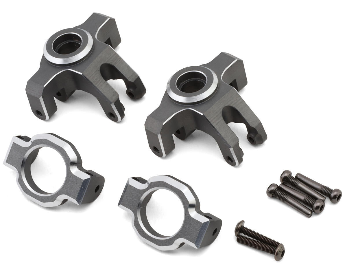MVK151148 151148 Qbit Aluminum Steering Knuckles & C-Hubs Set, Gray