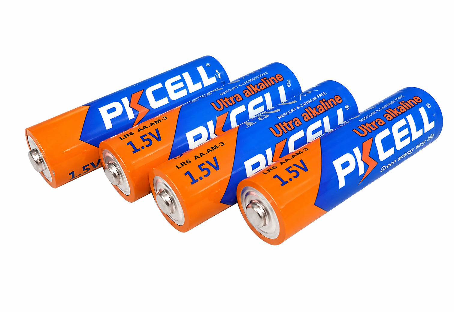 PKE511225 511225 Ultra Alkaline AA Batteries, Mercury & Cadmium Free (4)