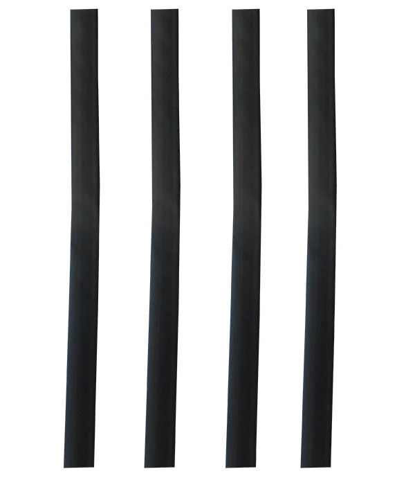 PRGHS-9B HS-9B Heat Shrink, 9mm Diameter, (4) 9in Long Pieces, Black