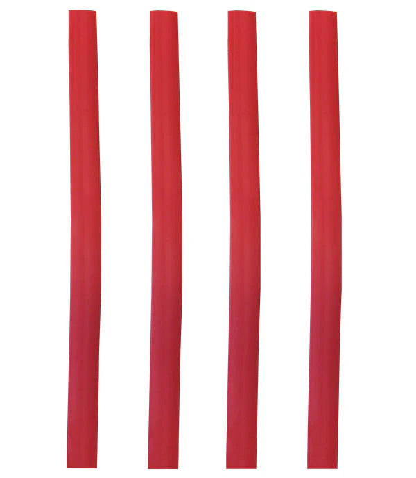 PRGHS-9R HS-9R Heat Shrink, 9mm Diameter, (4) 9in Long Pieces, Red