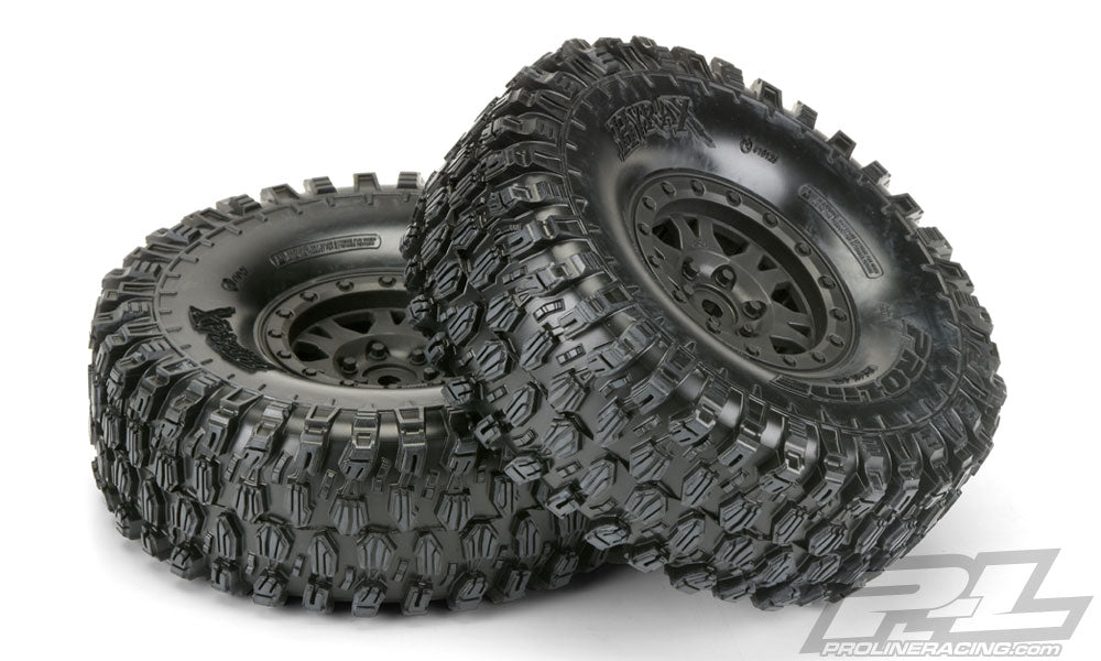 PRO10128-10 10128-10 Hyrax 1.9" G8 Tires, Impulse Plastic Bead-Loc Wheels
