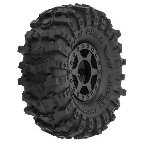 Pro-Line 10215-10 MT Baja Pro X 1/24 F/R 1.0" MTD Tires, Black (2)