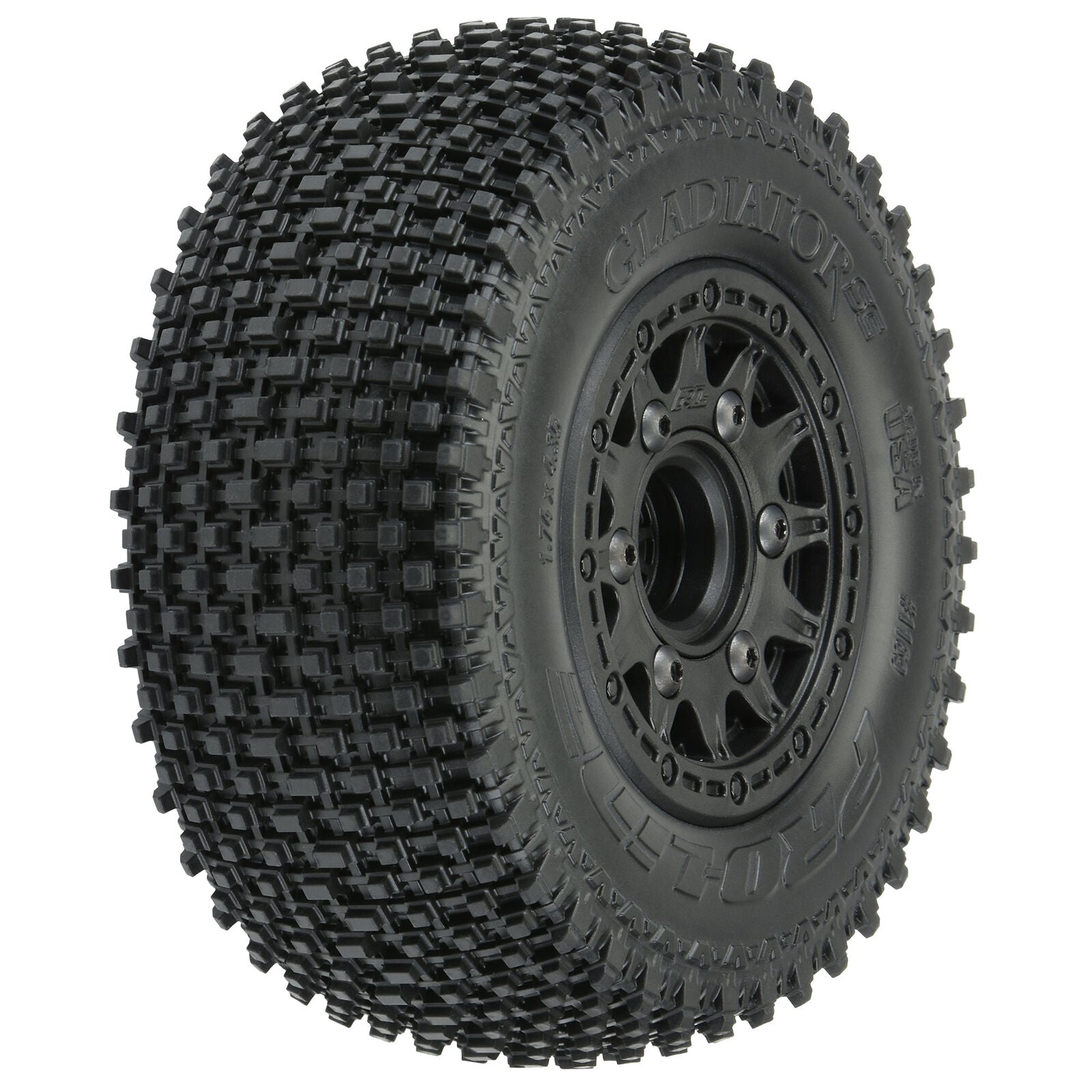 PRO1169-12 1169-12 Gladiator M3 1/10 F/R 2.2"/3.0" MTD Tires, Black (2)