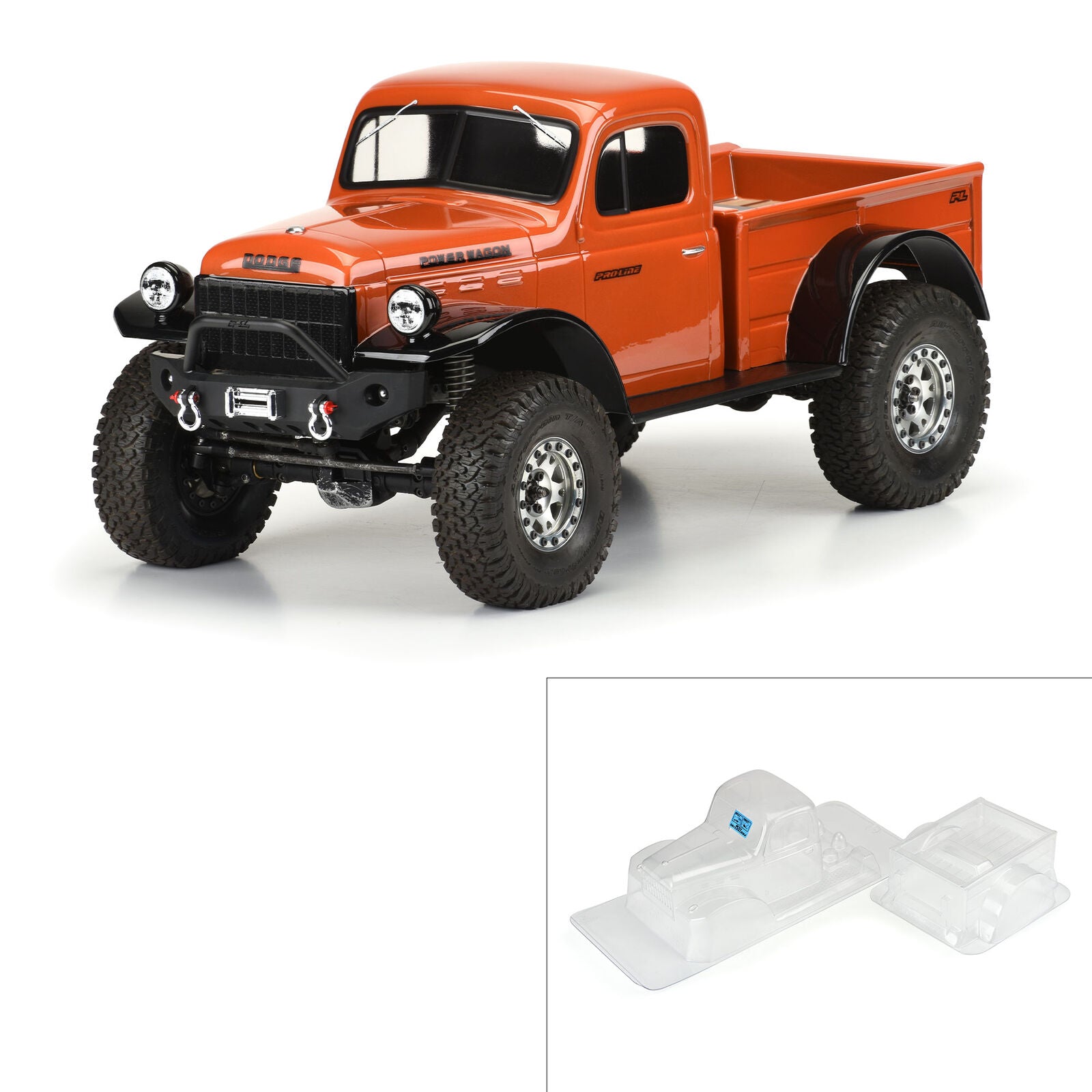 PRO3499-00 3499-00 1946 Dodge Power Wagon WB Crawlers 1/10 Clear Body