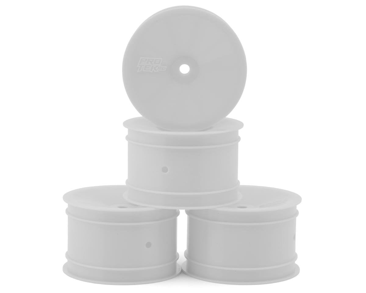 PTK-2758 PTK-2758 ProTek RC 1/10 Buggy Rear Wheel, White (4)