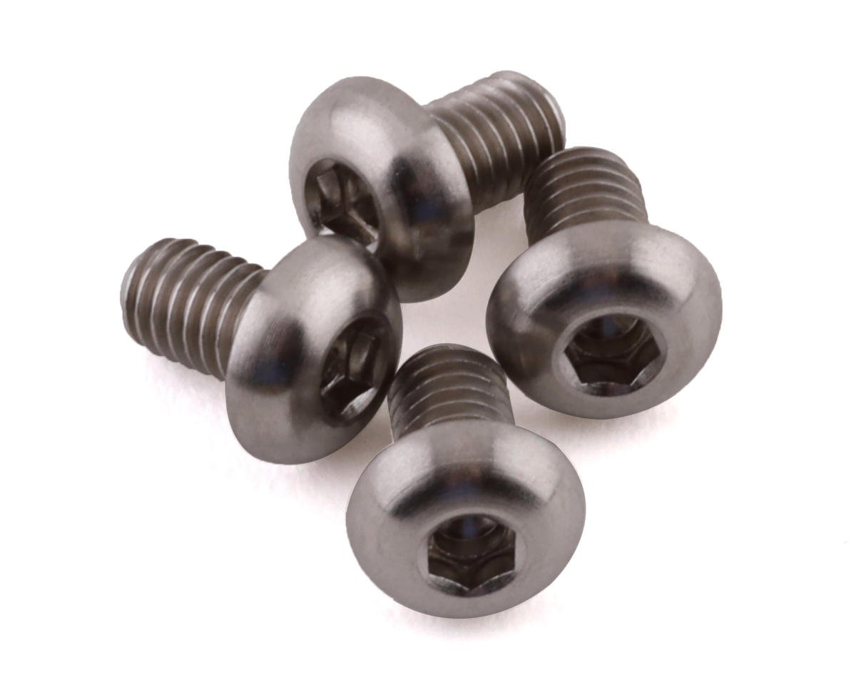 PTK-T-5097 PTK-T-5097 Grade 5 Titanium Button Head Screw, 3x5mm (4)