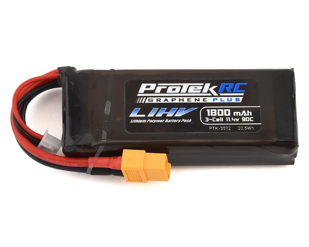 PTKPTK-5572 PTK-5572 3S 11.4V Si-Graphene + HV LiPo Battery, 90C 1800mAh