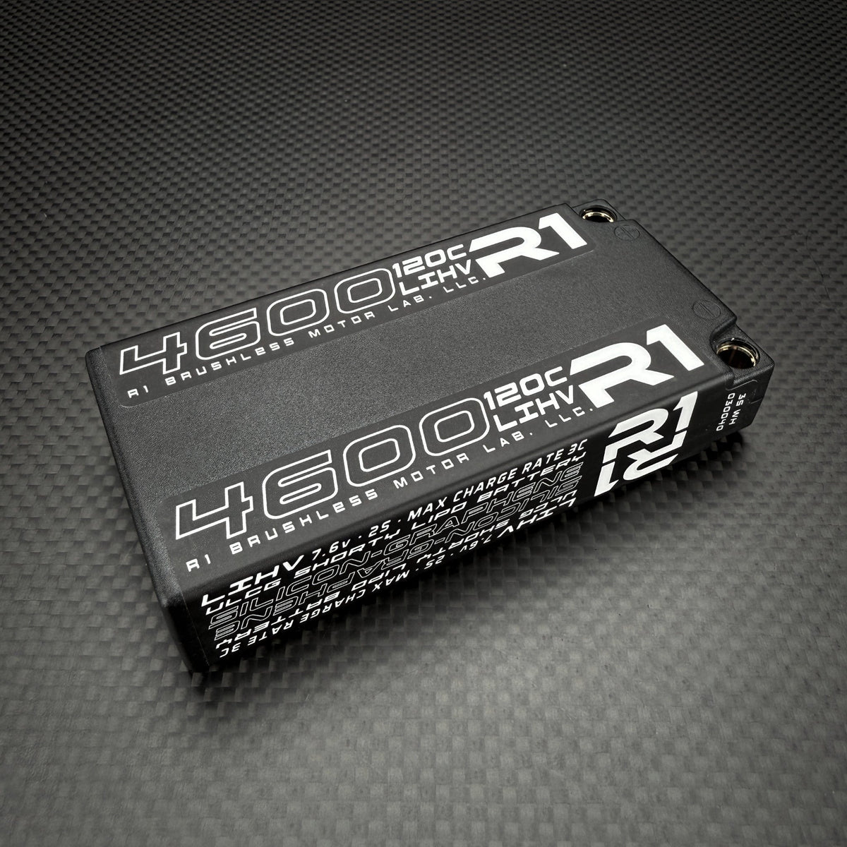 Silicon Graphene 2S ULCG Shorty LiPo Battery w/ 5mm Bullets, ROAR, 7.6V 4600mAh 120C