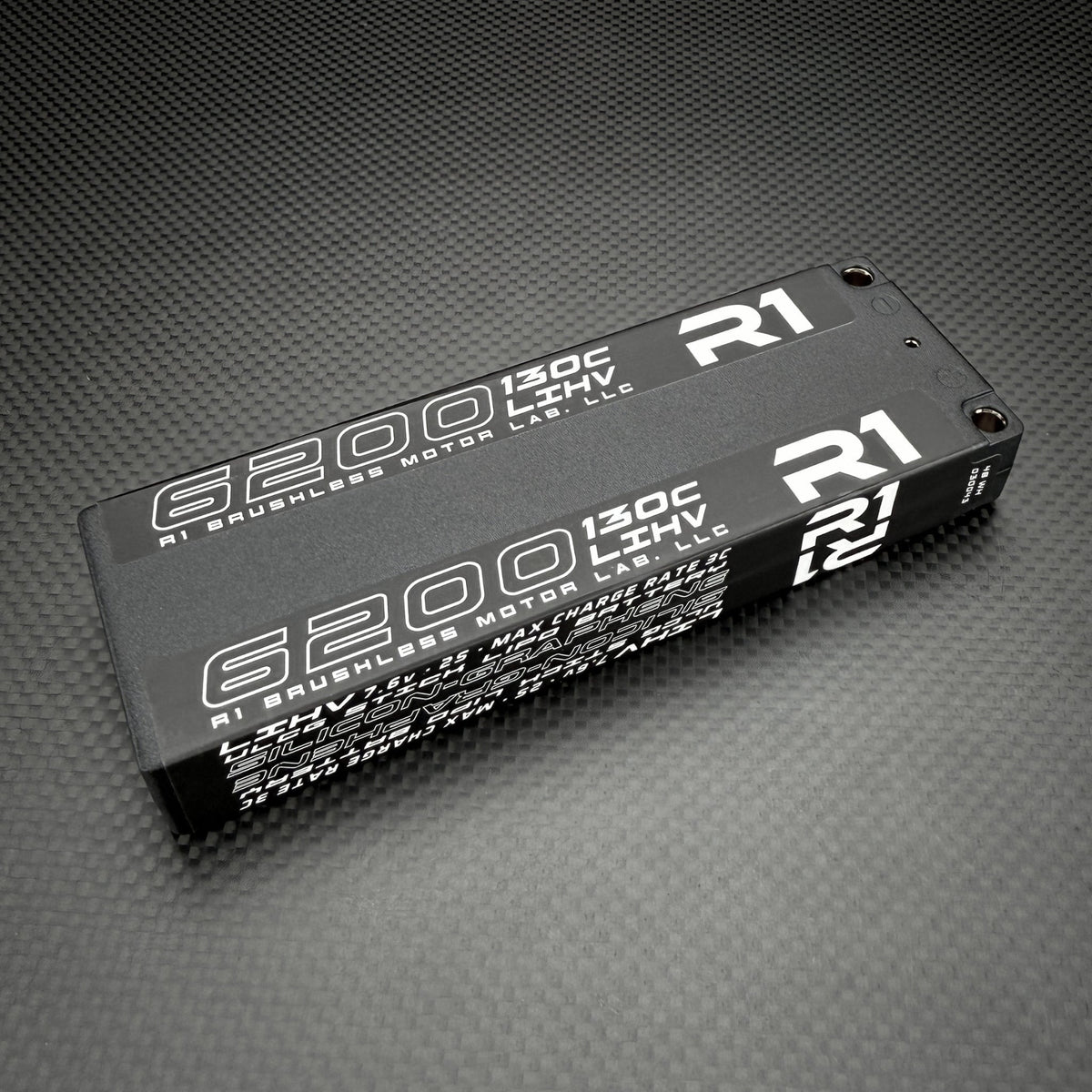 Silicon Graphene 2S ULCG Stick LiPo Battery w/ 5mm Bullets, ROAR, 7.6V 6200mAh 130C
