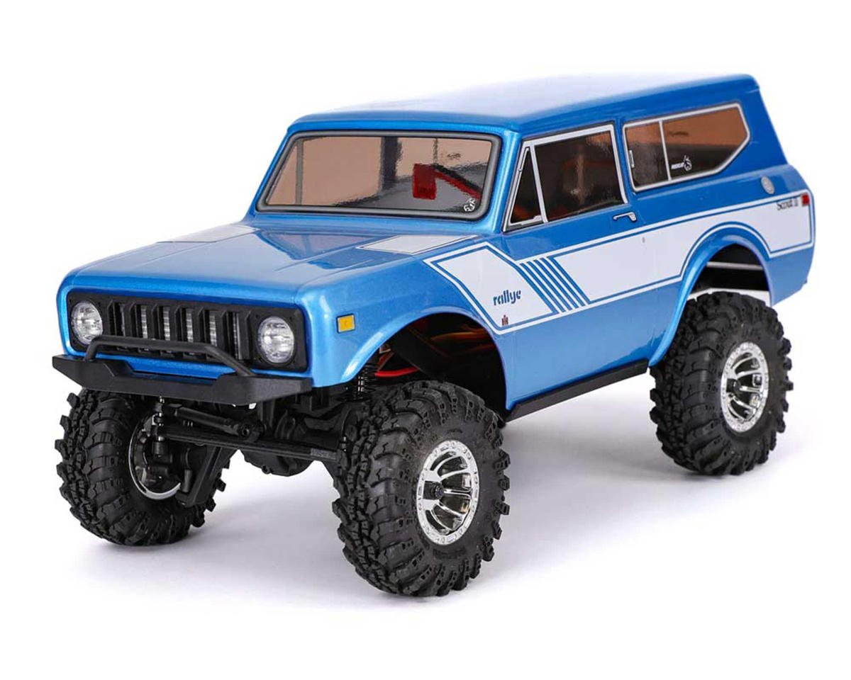 RER37863 RER37863 Ascent-18 International Scout II 1/18 4X4 Crawler RTR Combo, Blue
