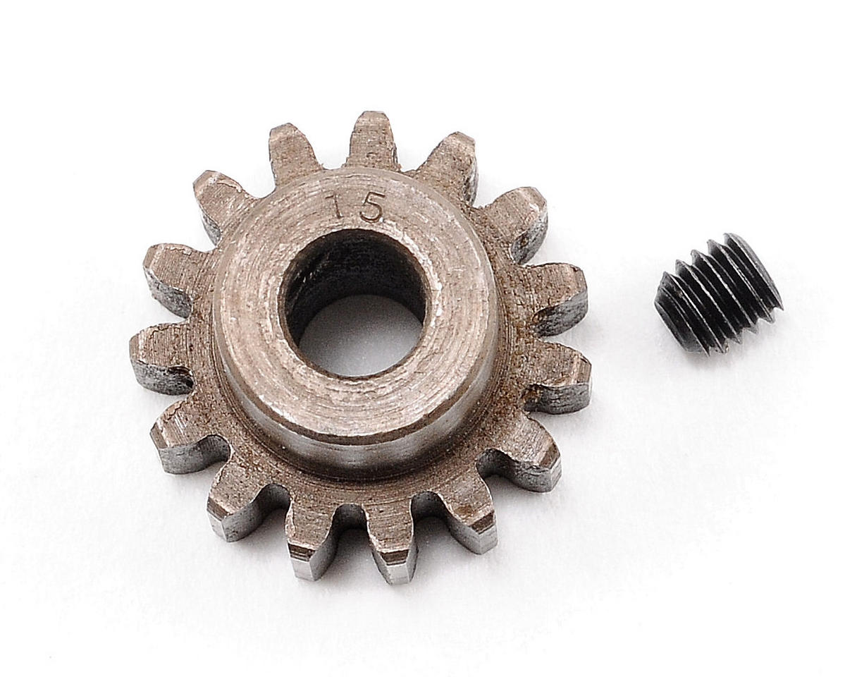 RRP1215 RRP1215 Extra Hard Steel Mod1 Pinion Gear, 15T w/ 5mm Bore