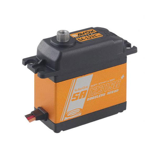 SAVSA1231SGP SA-1231SGP SA-1231SG Plus High Torque Coreless 6.0V Digital Servo w/ Soft Start .14/144