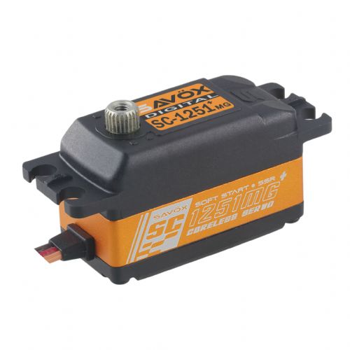 SAVSC1251MGP SC-1251MGP SC-1251MG Plus Low Profile Digital Servo, .09sec / 125oz