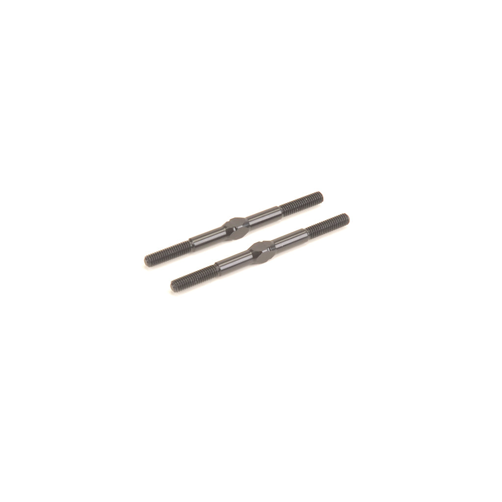 SCHU8265 U8265 Alloy M3 Turnbuckle, 45mm, Black (2)