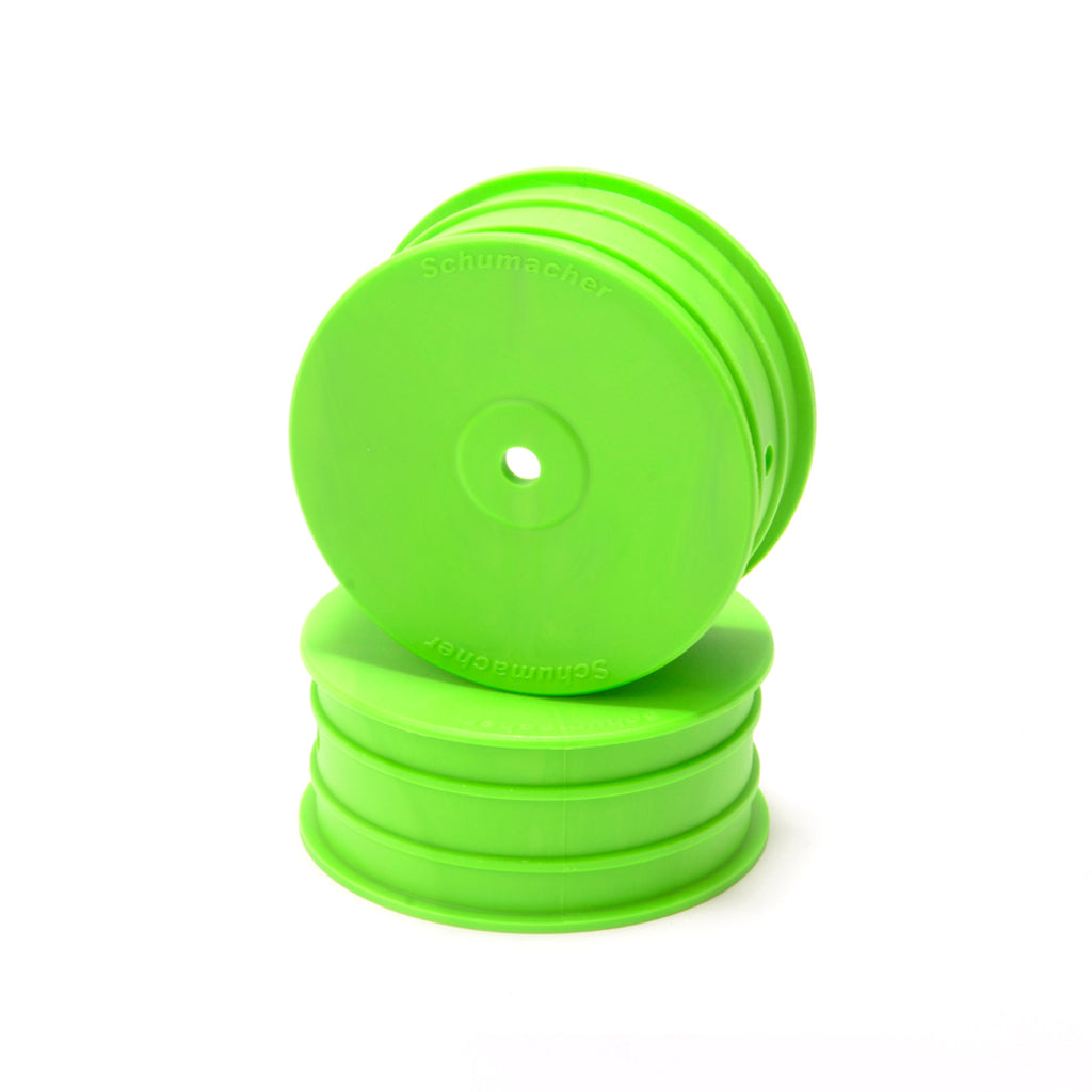 SCHU8688 U8688 1/10 4WD Buggy Front Wheel, Green (2)
