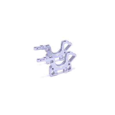 SCHU9522 U9522 Front Alloy Trans Housing / Bulkhead, Mi10, Low (-2mm) (2)