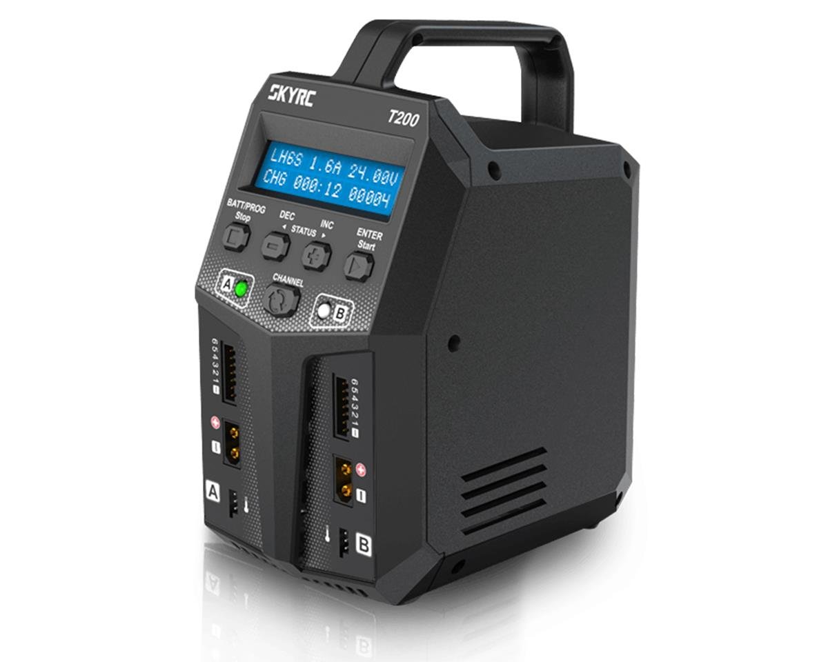 SKY100155-03 100155-03 T200 Dual AC/DC Battery Charger, 6S/10A/100W x2