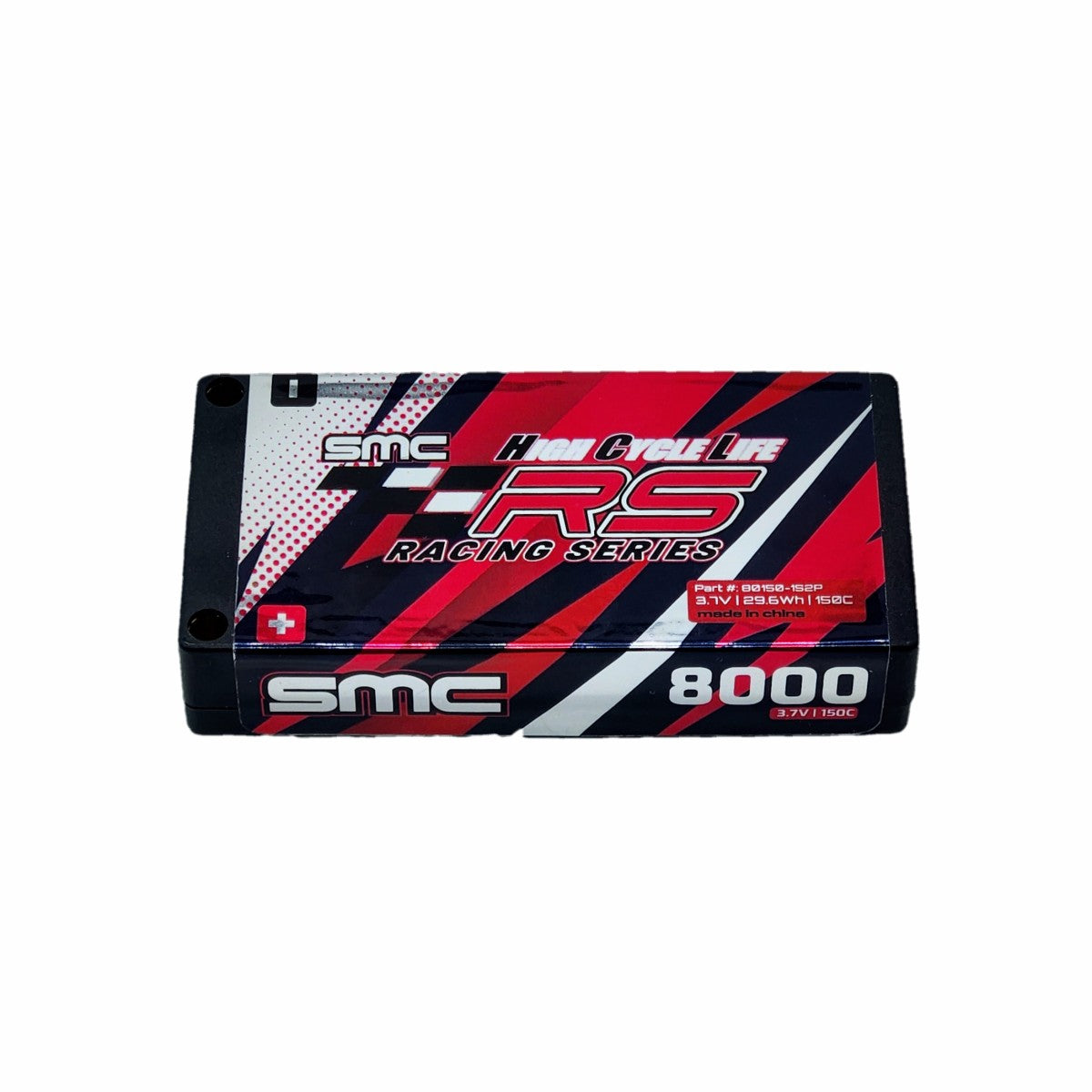 SMC80150-1S2P 80150-1S2P HCL-RS 4.2V 1S LiPo Battery, 8000mAh 150C
