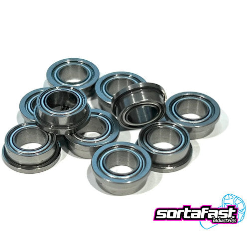 SORSF-CB316FL-4 SF-CB316FL-4 Hybrid Ceramic Bearings, 3/16 x 5/16 x 1/8 Flanged (4)