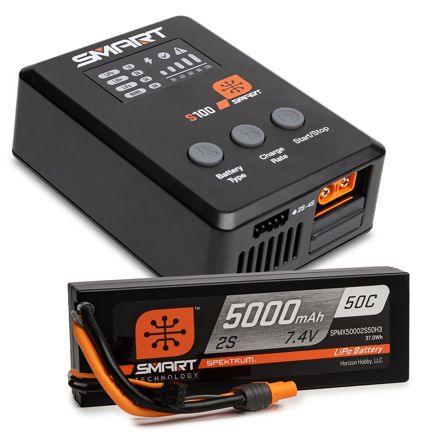 SPMX-1031 SPMX-1031 Smart Powerstage Bundle w/ 2S 5000 LiPo & S100 Charger