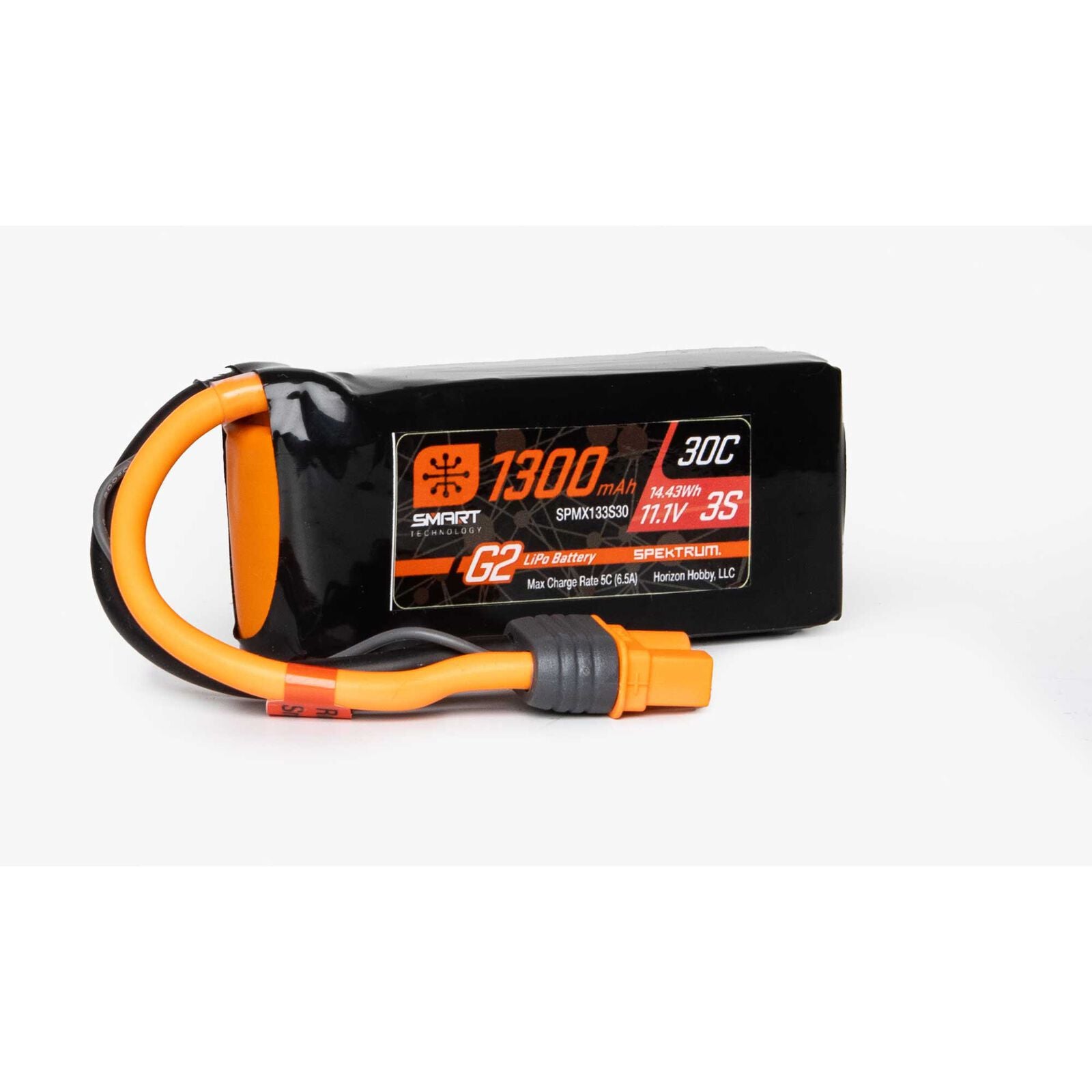 SPMX133S30 SPMX133S30 IC3 3S 11.1V Smart G2 LiPo Battery, 30C 1300mAh