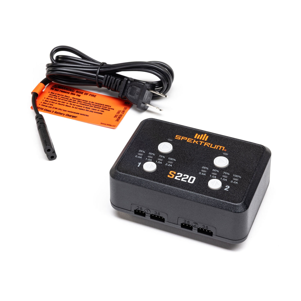 S220 AC 2x20W Dual LiPo Balance Charger, 2-3S