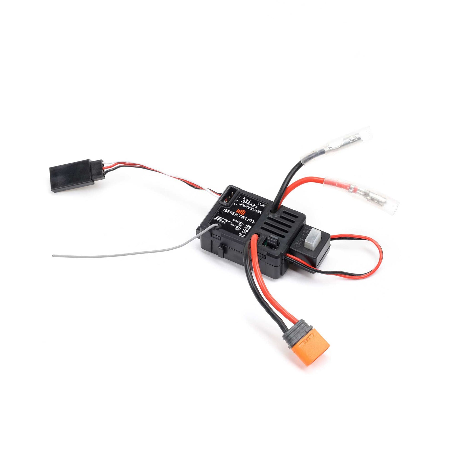 SPMXSE3125RX SPMXSE3125RX SLT 2-in-1 25A Brushed ESC & Receiver, IC2
