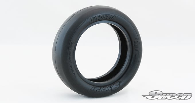 SWP110F2-8 110F2C Slick NonSlip 1/10 Buggy 2WD Front Tire, Clay / Green (2)