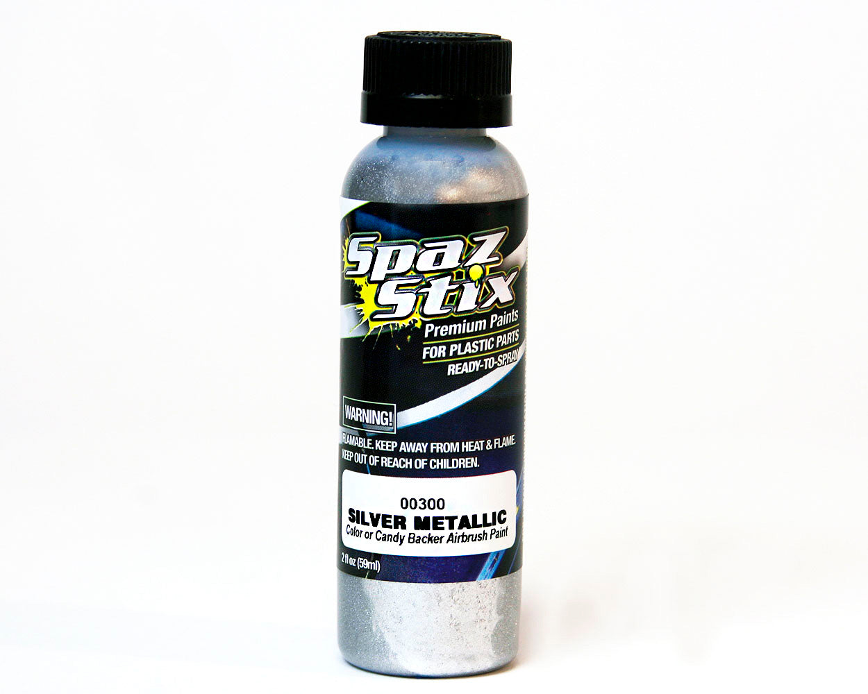 SZX00300 00300 Metallic Silver/Candy Backer, Airbrush Ready Paint