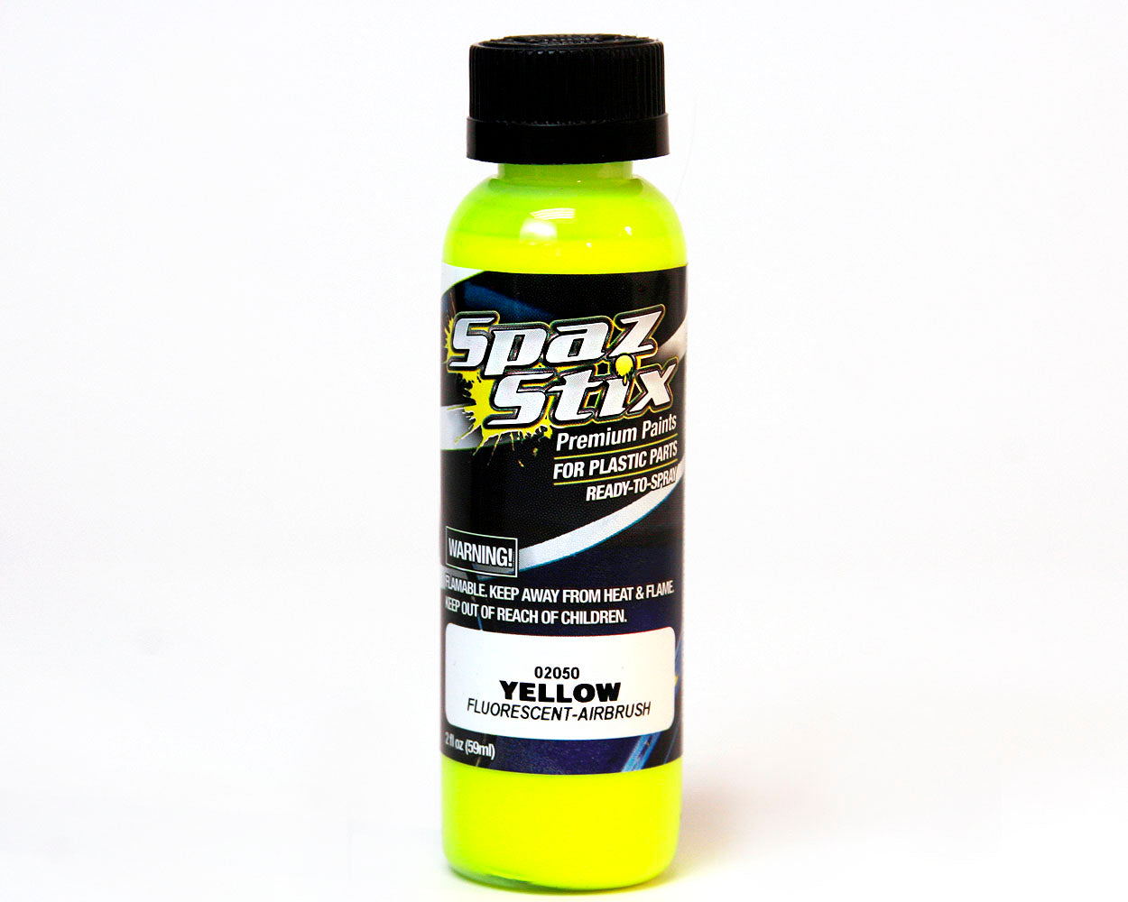 SZX02050 02050 Yellow Fluorescent Airbrush Paint, 2oz