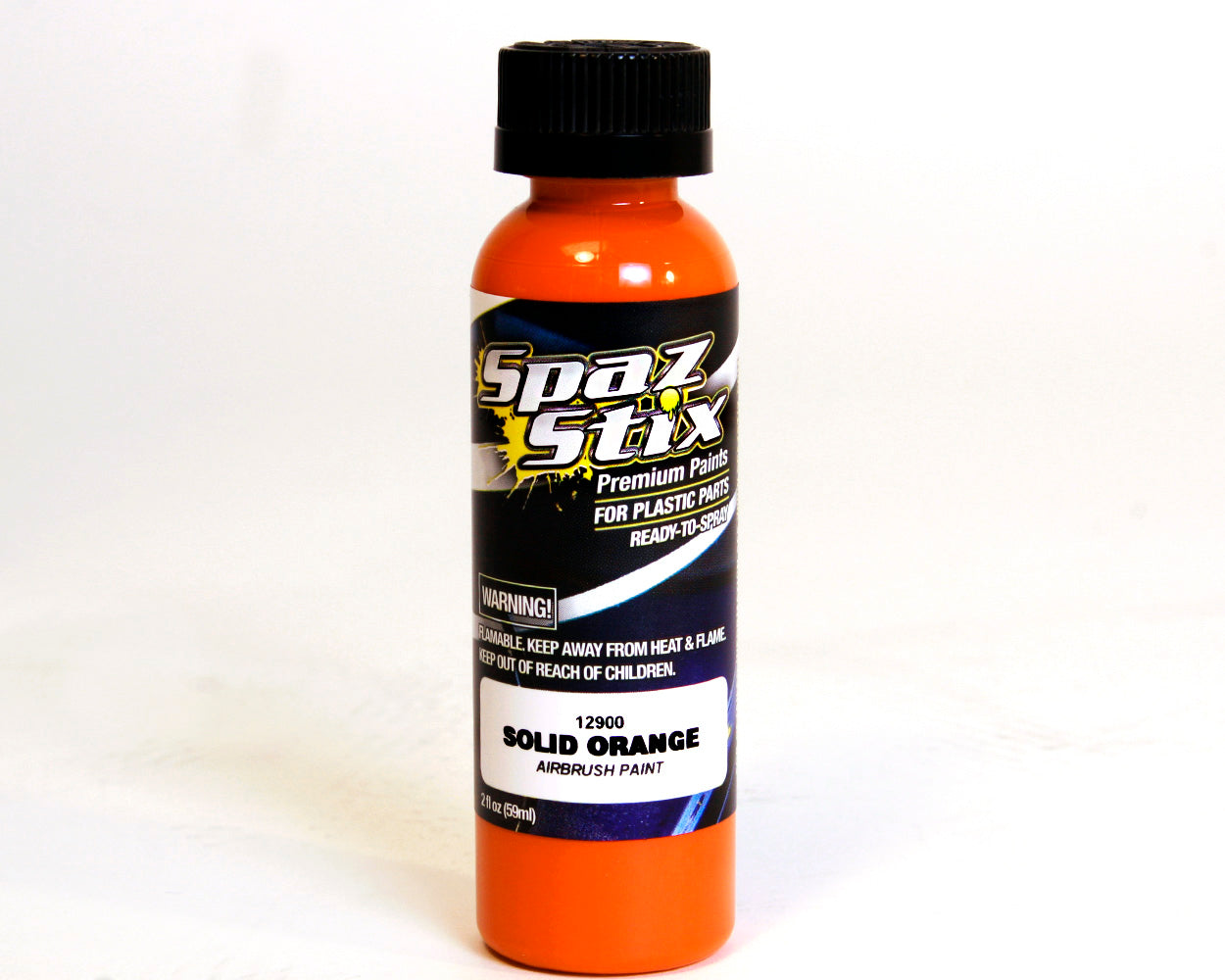 SZX12900 12900 Solid Orange Airbrush Ready Paint, 2oz