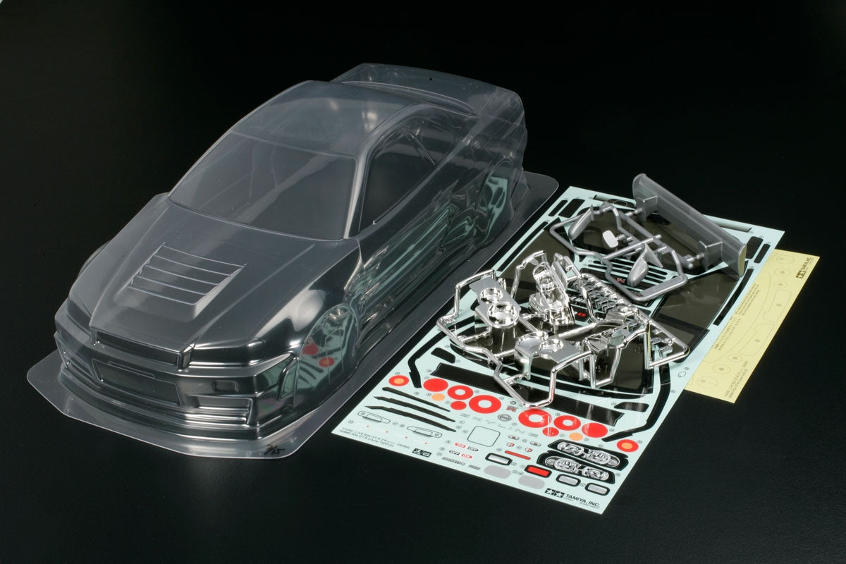 TAM51246 51246 Nismo R34 GT-R Z-Tune 1/10 Touring Car Body Set, Clear