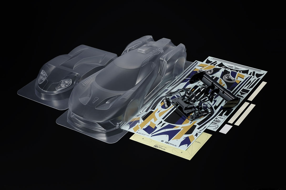 TAM51664 51664 2020 GT MKII 1/10 Touring Car Body Set, Clear
