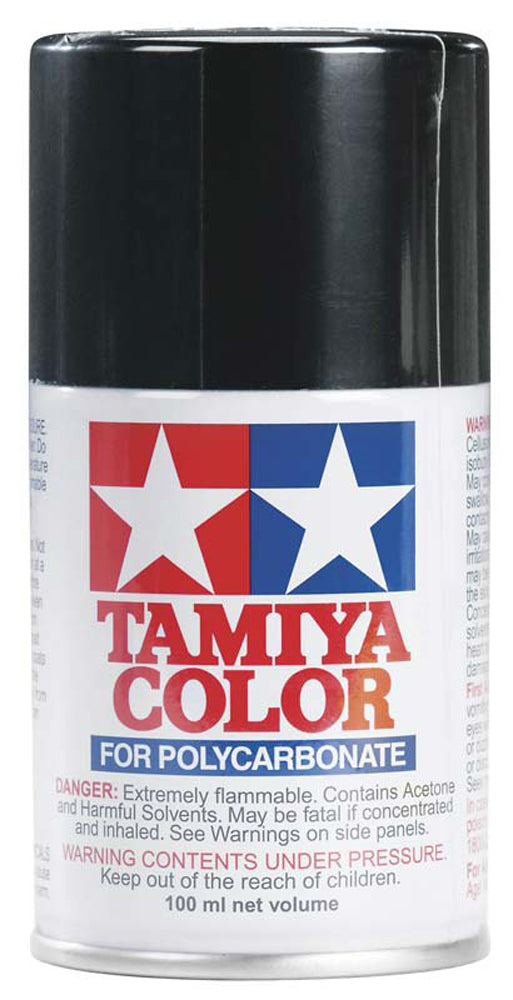 TAM86005 86005 PS-5 Polycarb Spray Paint, Black