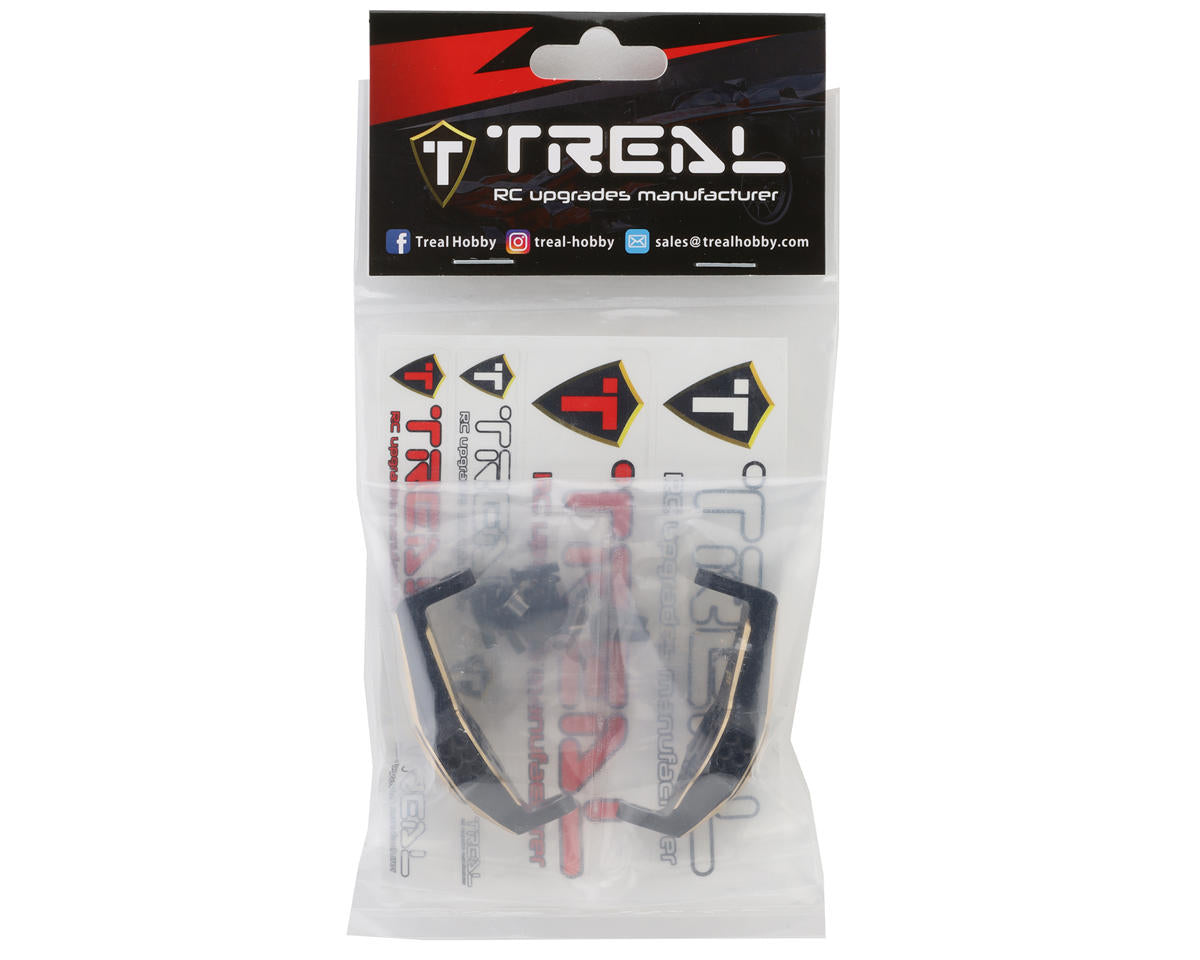 Brass C-Hub Carriers for Traxxas TRX-4, Black, 47g (2)