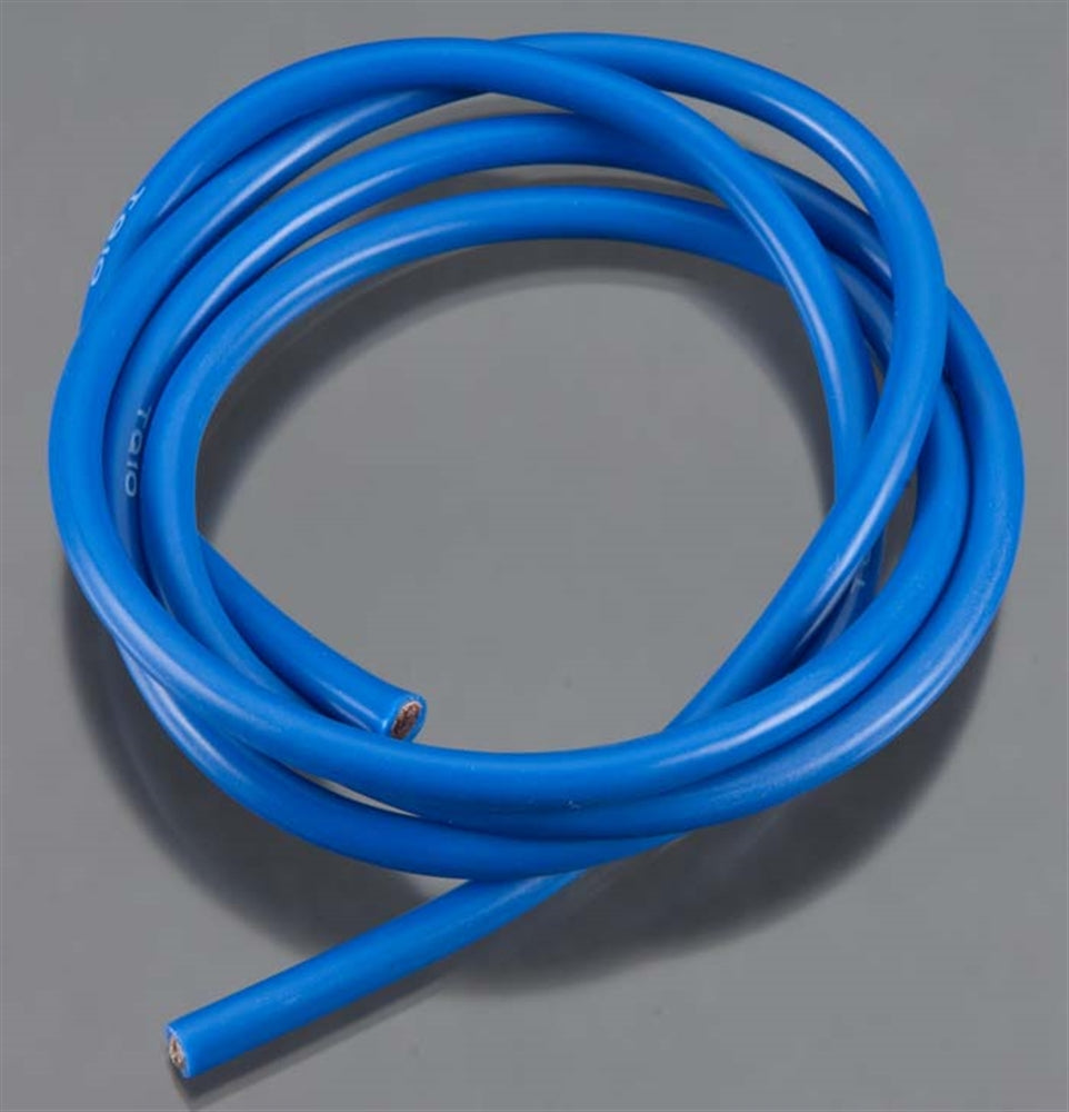 TQW1132 1132 10 Gauge Super Flexible Wire, 3', Blue