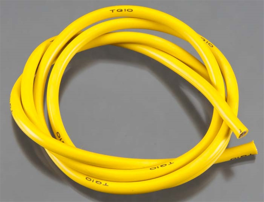 TQW1136 1136 10 Gauge Super Flexible Wire, 3', Yellow