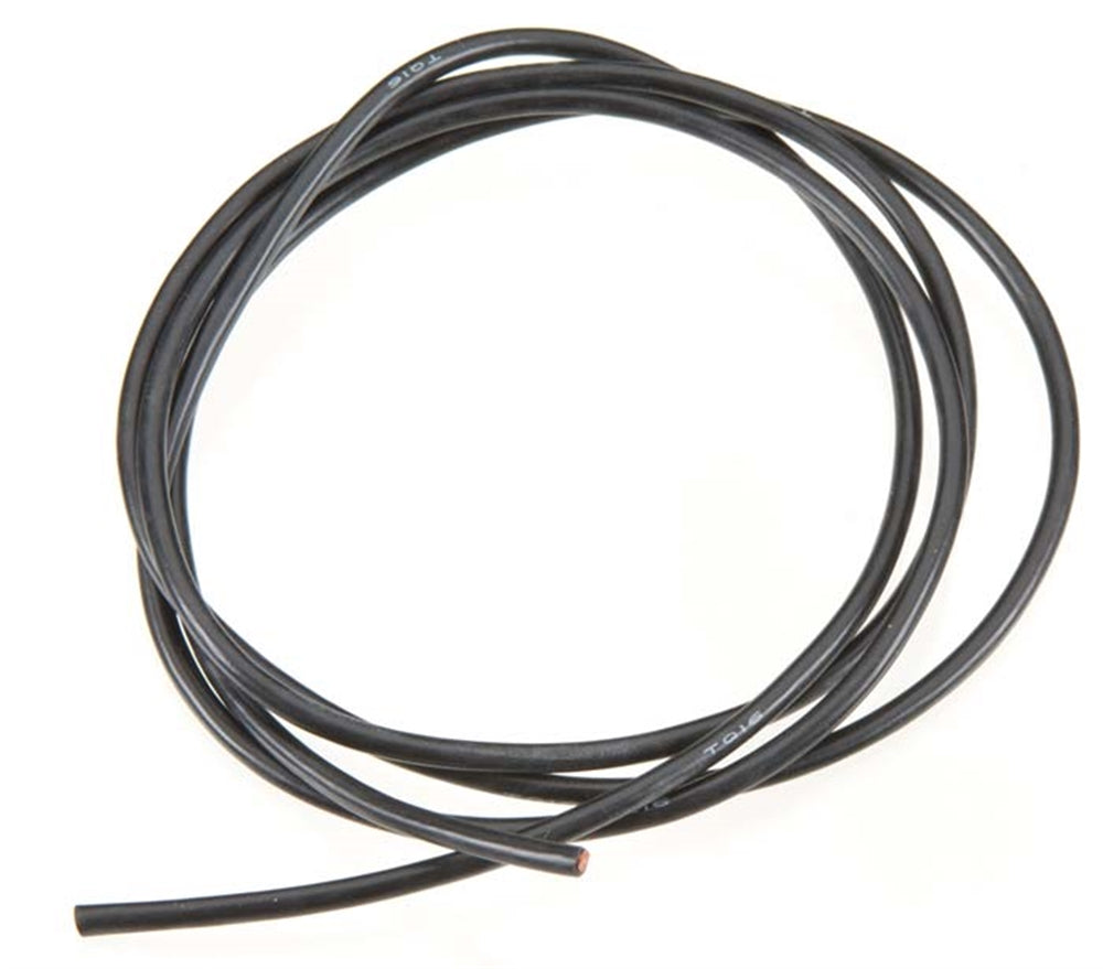 TQW1631 1631 16 Gauge Super Flexible Wire, 3', Black