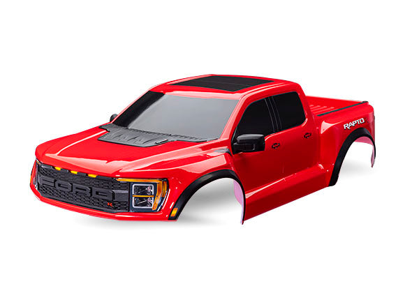 TRA10112-RED 10112-RED Ford Raptor R Complete Body, Red