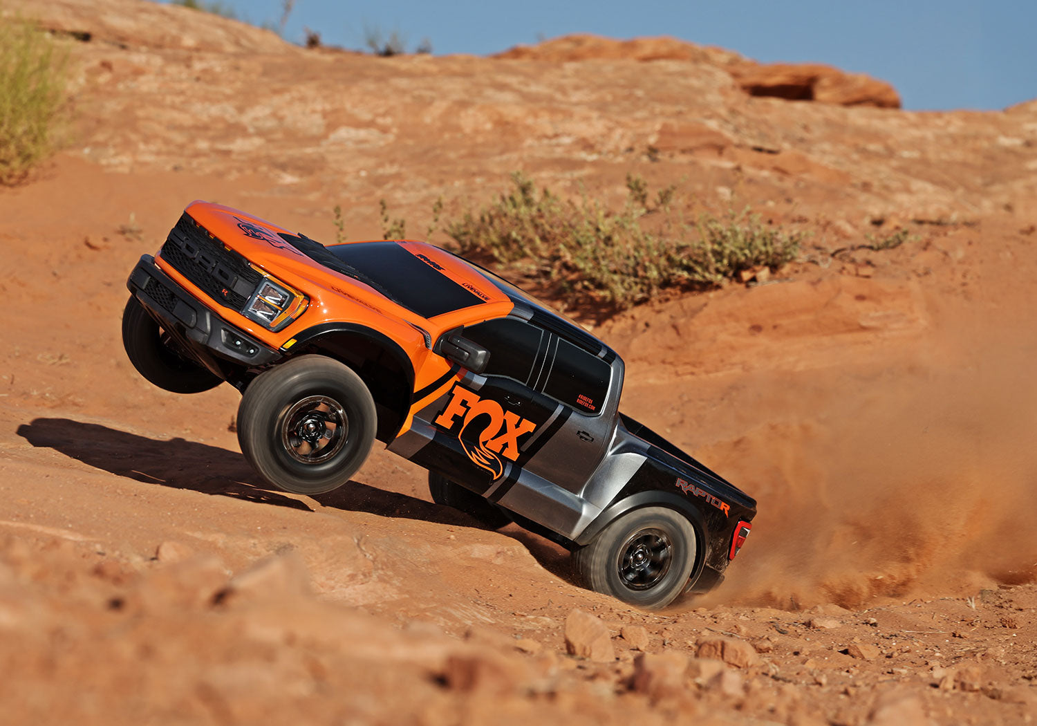 Ford Raptor R 4X4 Ultimate 1/10 Short Course Truck RTR, Fox/Orange