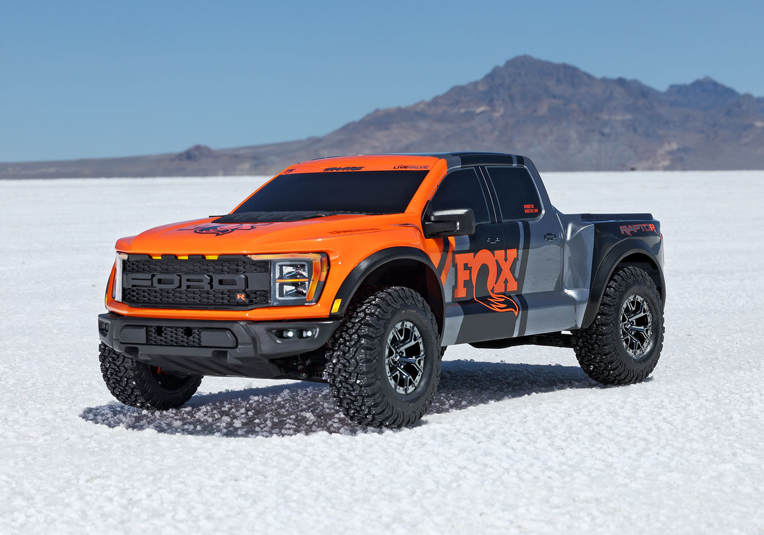 Ford Raptor R 4X4 Ultimate 1/10 Short Course Truck RTR, Fox/Orange