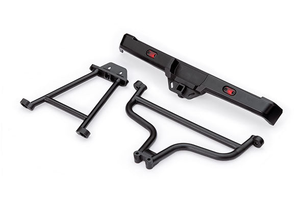 TRA10152 10152 Rear Bumper w/ Upper & Lower Mounts