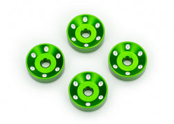 TRA10257-GRN 10257-GRN Machined Aluminum Wheel Washers, Green