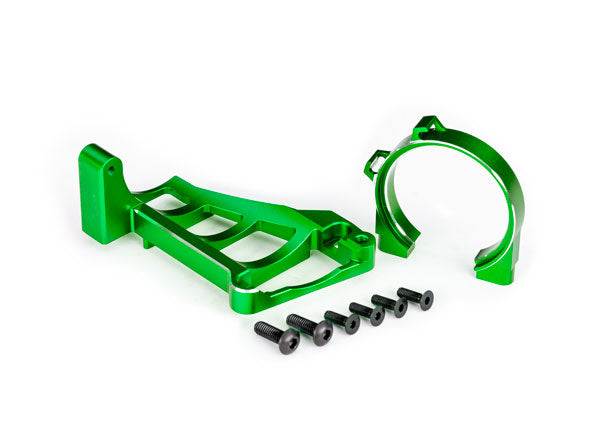 TRA10261-GRN 10261-GRN F&R Aluminum Motor Mounts, Green