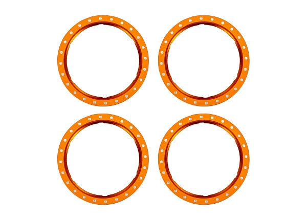 TRA10276-ORNG 10276-ORNG Pro Scale Aluminum Beadlock Rings, Orange