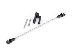 TRA10341 10341 Rudder Pushrod w/ Servo Horn & Screws