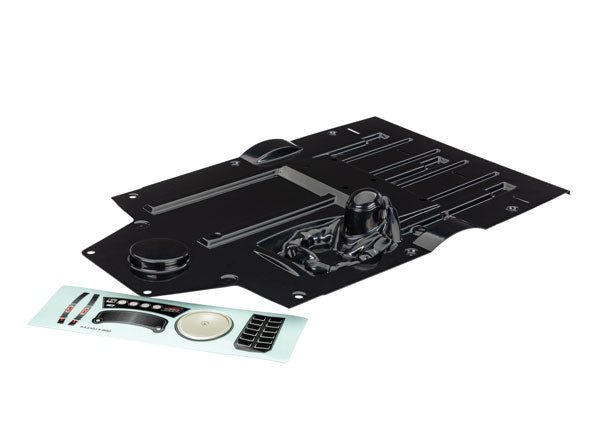 TRA10419 10419 Modified Slash Interior, Black w/ Decal Sheet