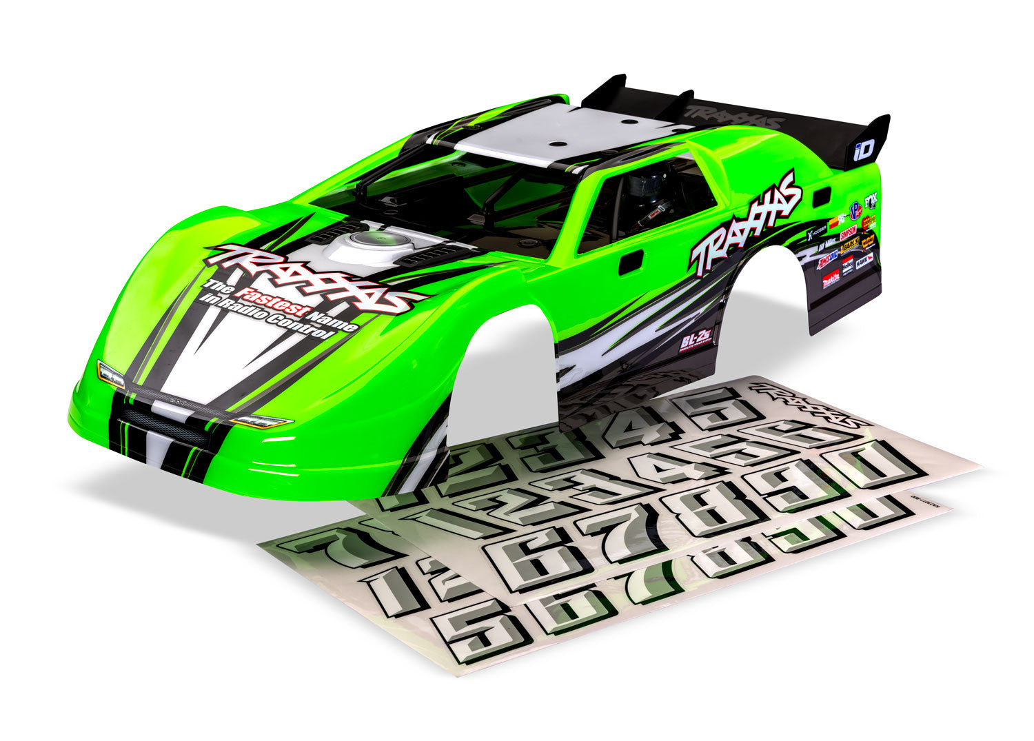 TRA10423-GRN 10423-GRN Slash Late Model Body, Green