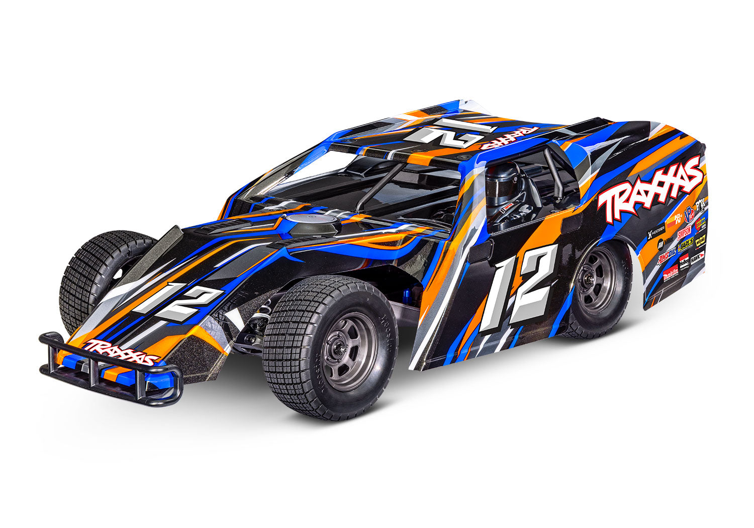 TRA104354-74-BLUE 104354-74-BLUE Slash Modified BL-2S 1/10 Dirt Modified RTR, Blue